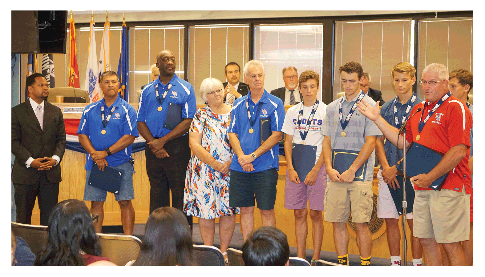 Marmion Academy Cadets’ Class 2A boys State championship team