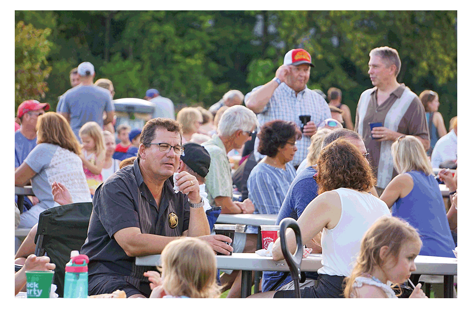 The Taste of Batavia Block Party Sunday includes a huge throng on the lawn of the Peg Bond Center for picnic and music.