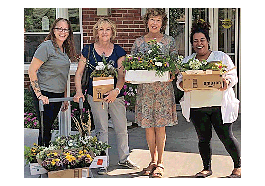 Tuesday Garden Club of Aurora create 57 floral arrangements during their September 4 meeting