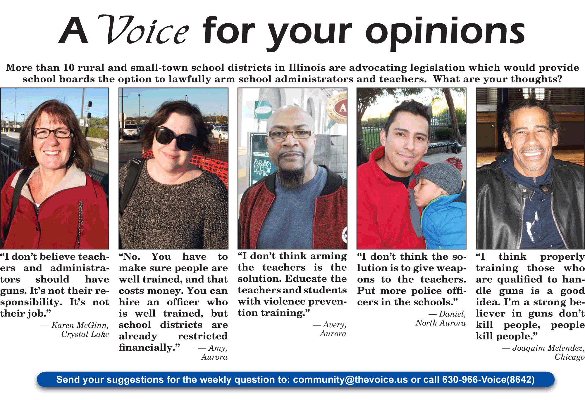 A Voice For Your Opinions 10-18-18