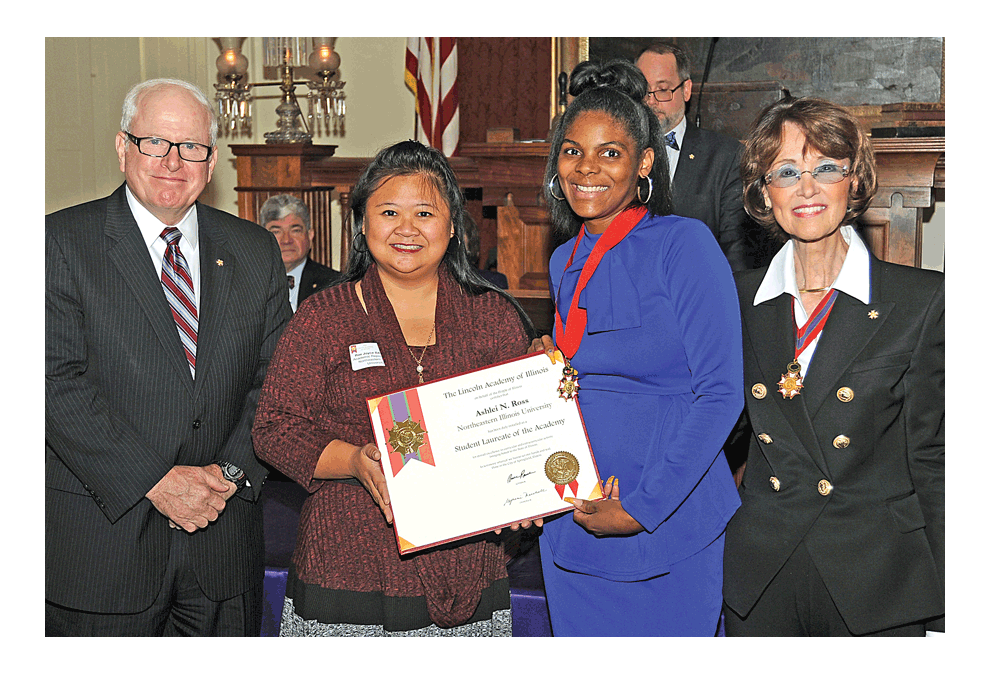 Ashlei N. Ross of Plainfield receives honors as one of the top college students in Illinois