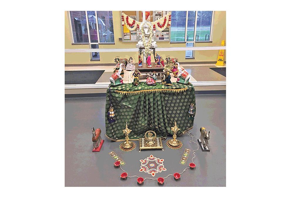 The Diwali celebration display at Eola Road Branch Library will be a part of the event 1 p.m. to 4 p.m. Saturday, Nov. 3. Submitted photo