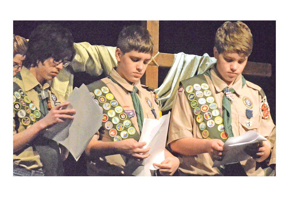 Scout Sunday at Flowing Forth United Methodist Church in Aurora