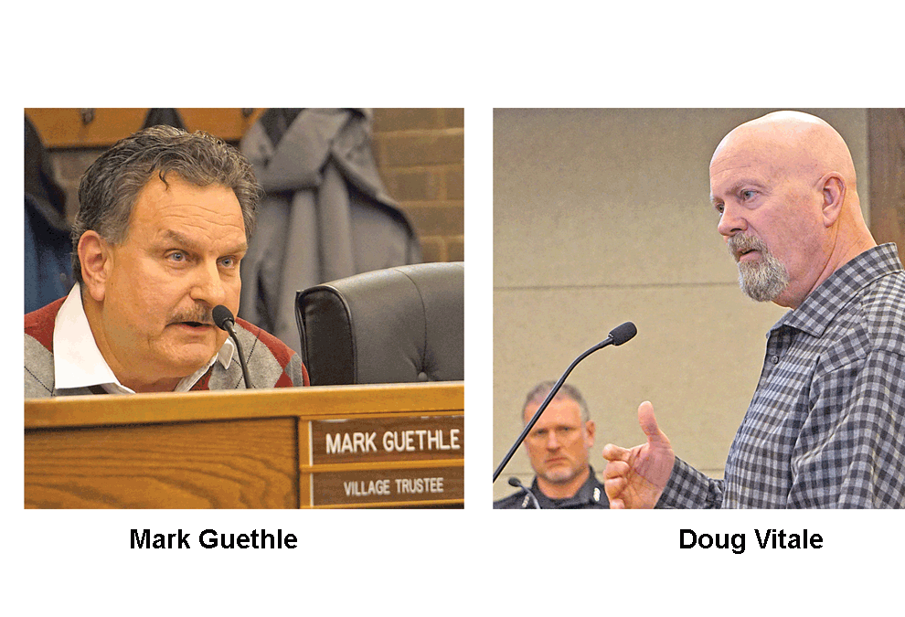 North Aurora Village trustee Mark Guethle said Prevailing wage helps the community.