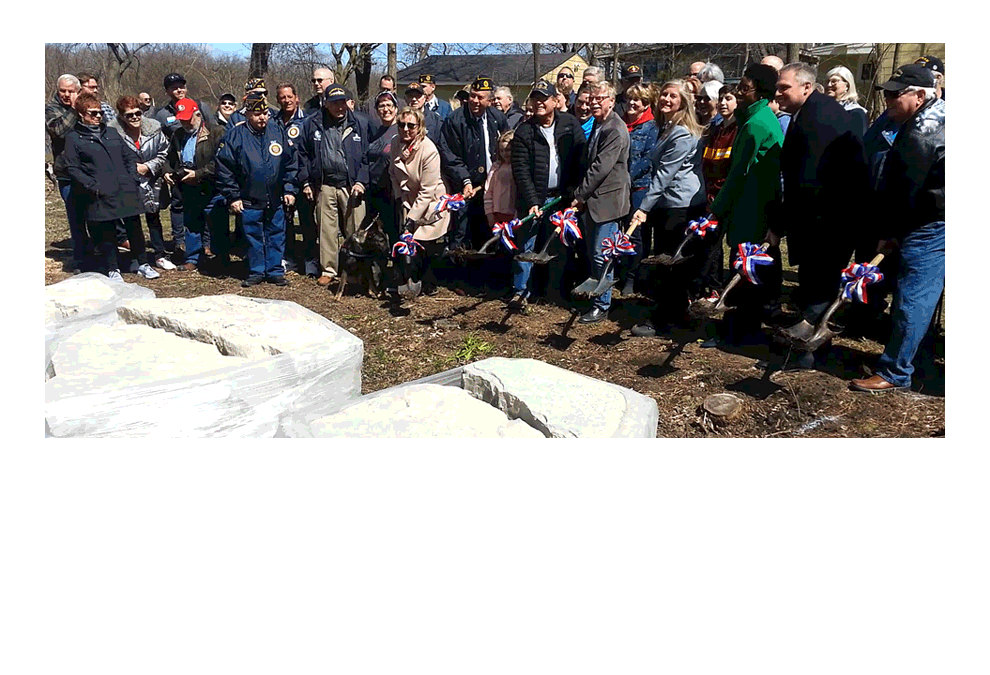 Oswego Veterans Serenity Park ground-breaking