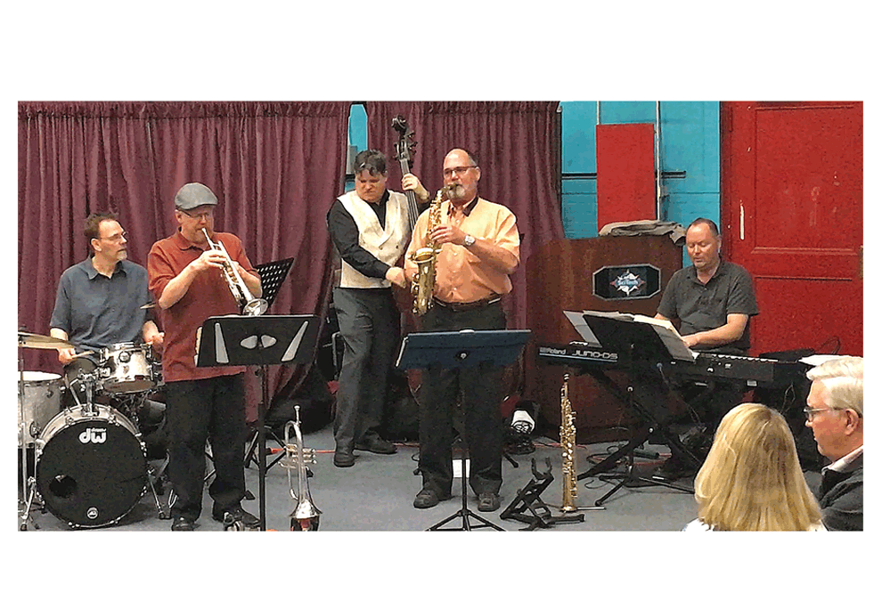 The Jeff Ford Quintet plays at SciTech Hands on Museum in Aurora as a part of First Fridays.