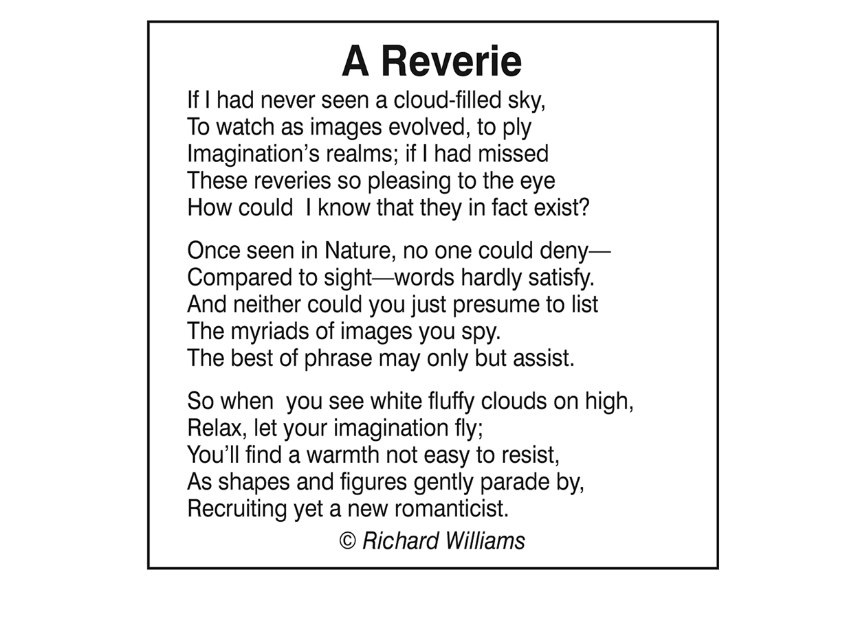 Richard Williams Poem - A Reverie
