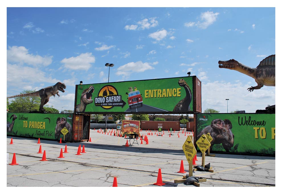 Dinosaur Drive Thru At Aurora Fox Valley Mall The Voice
