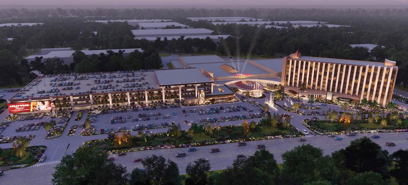 Hollywood Casino Aurora rendering of new facility