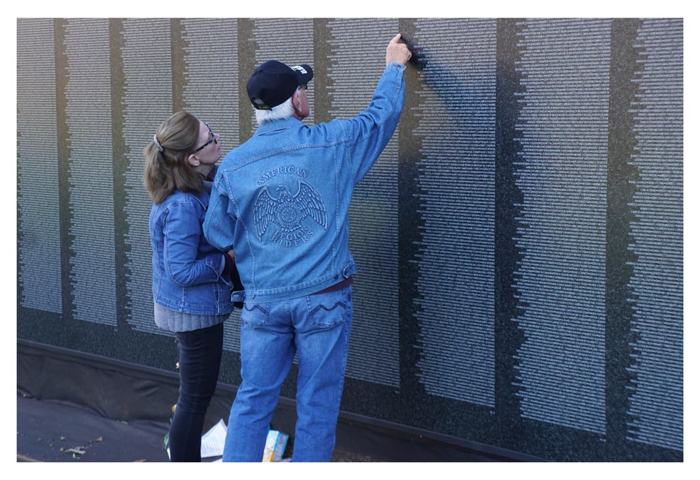Naperville Vietnam Wall of Remembrance on Veterans Day weekend 2023