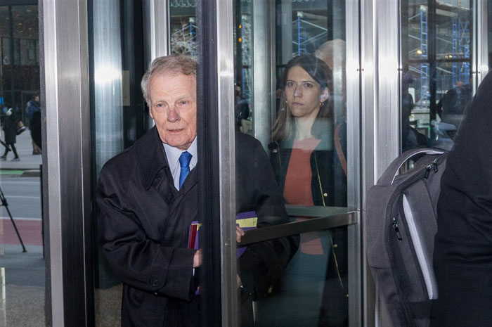 Former House Speaker Michael Madigan exits the Dirksen Federal Courthouse