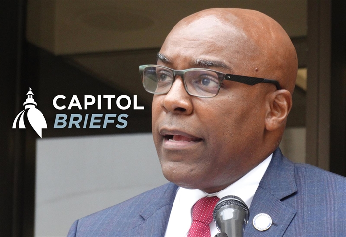 Illinois Attorney General Kwame Raoul is pictured in Springfield. (Illustration by Capitol News Illinois)