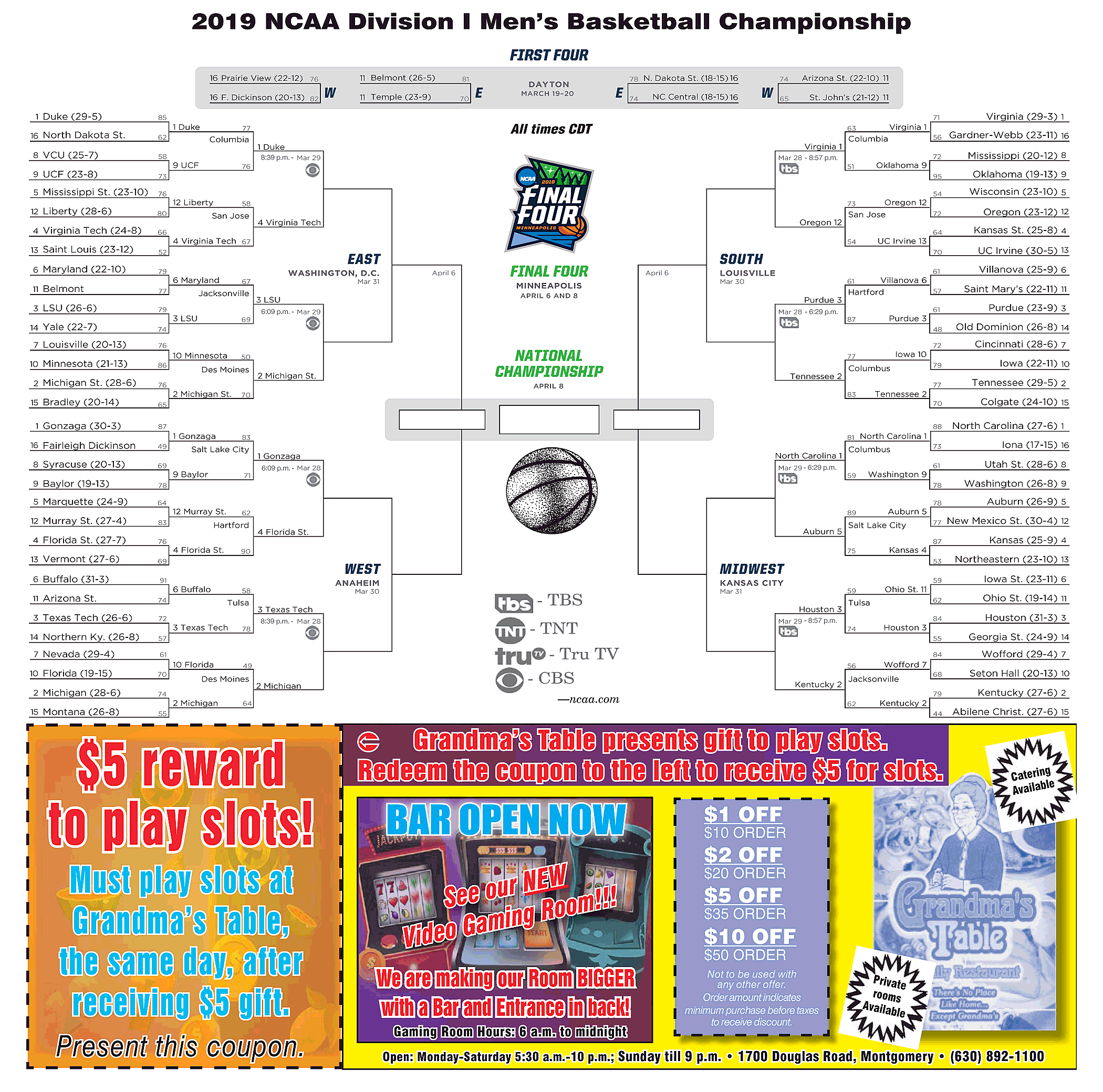 2019 NCAA Division I Men’s Basketball Championship – The Voice