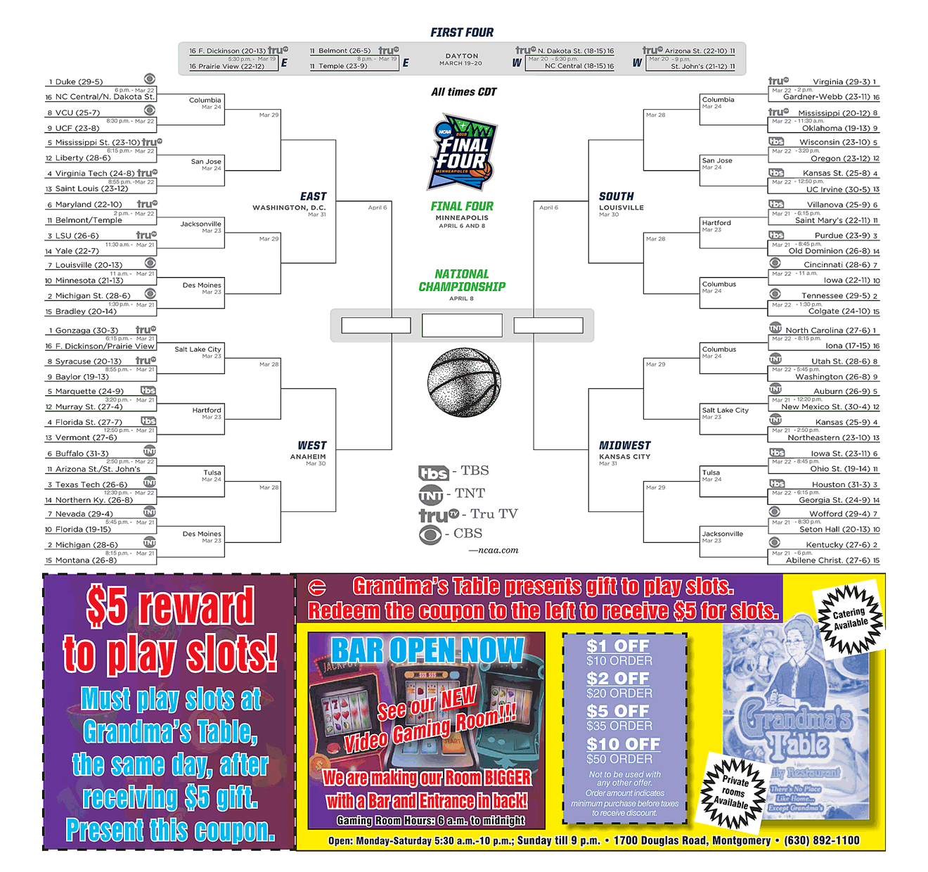 2019 NCAA Division I Men’s Basketball Championship – The Voice