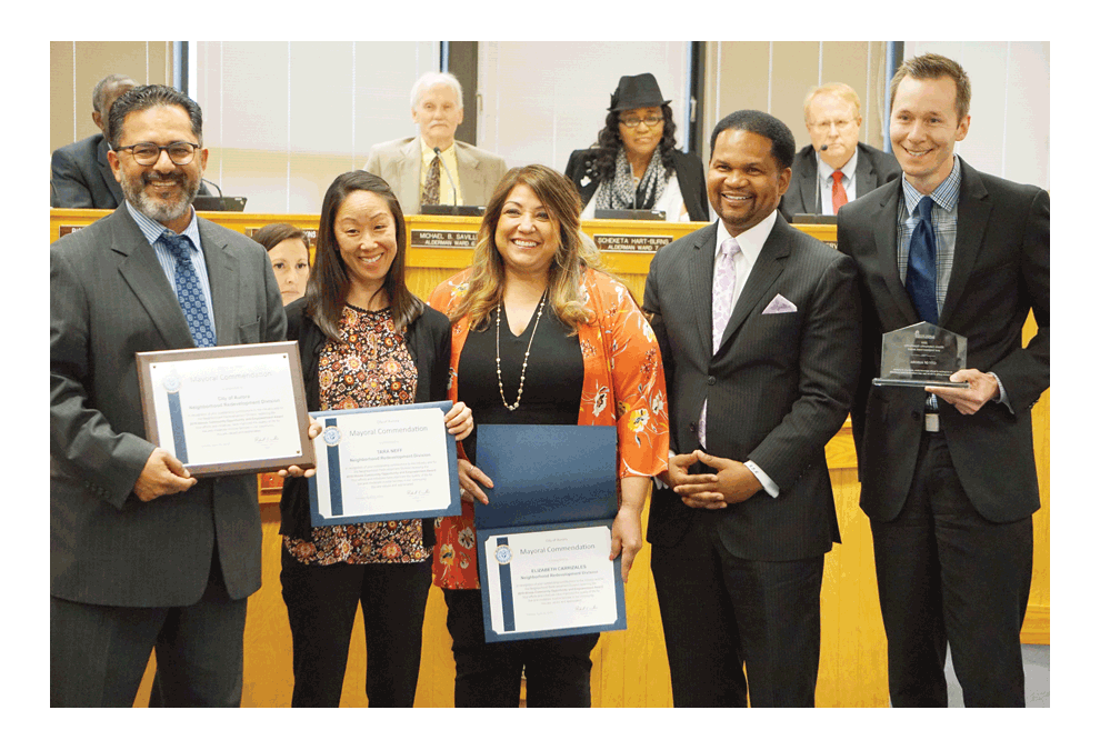 Mayor of Aurora presents Awards, Proclamations, at Aurora City Council