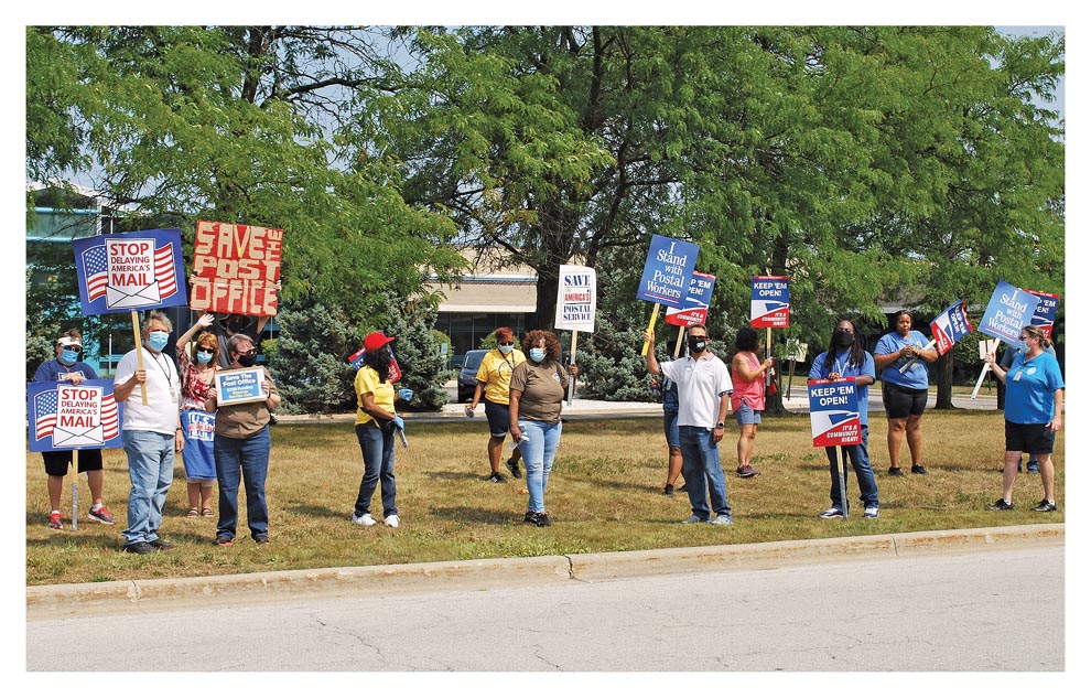 Protest for postal service in Aurora The Voice