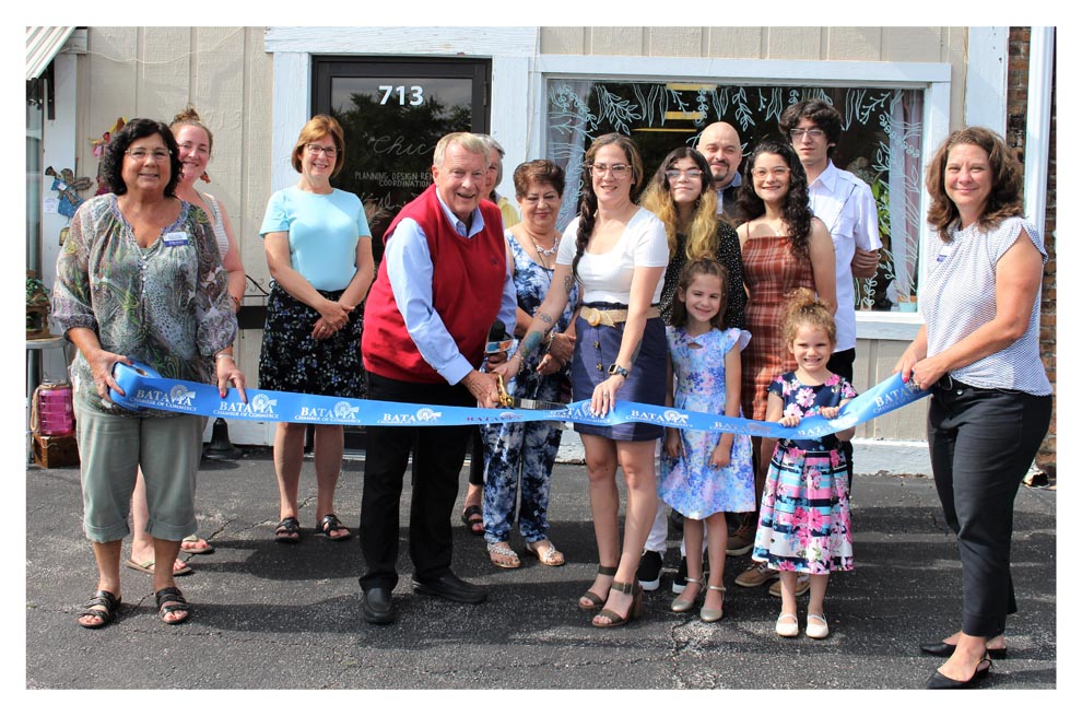 Batavia Chamber of Commerce celebrates opening of Chic Events