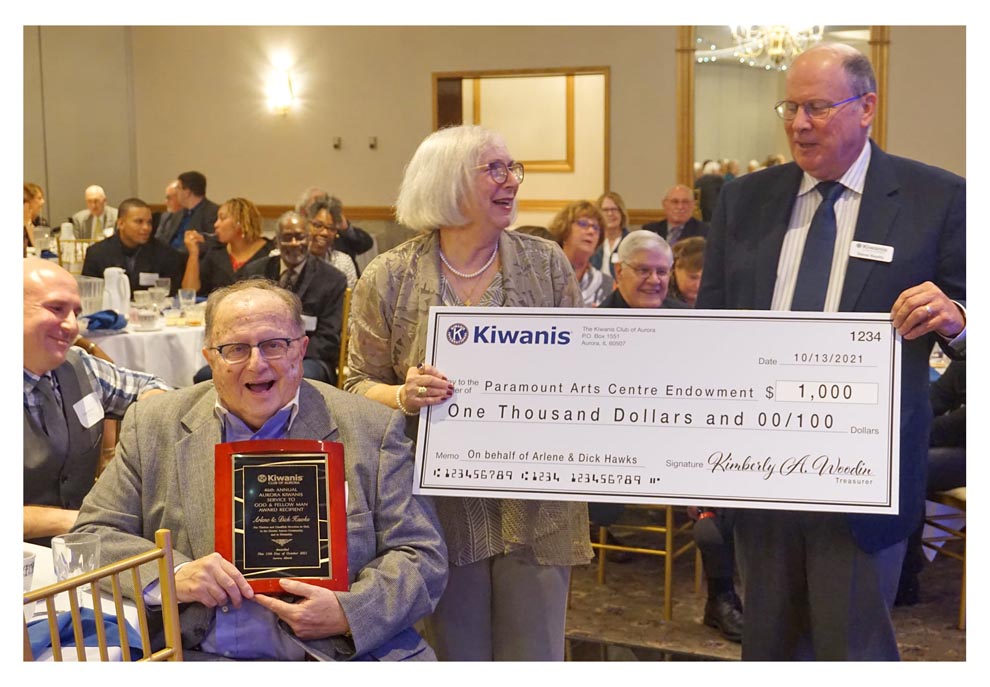 Kiwanis Club of Aurora 2021 God & Fellowman Award honorees: Dick and ...