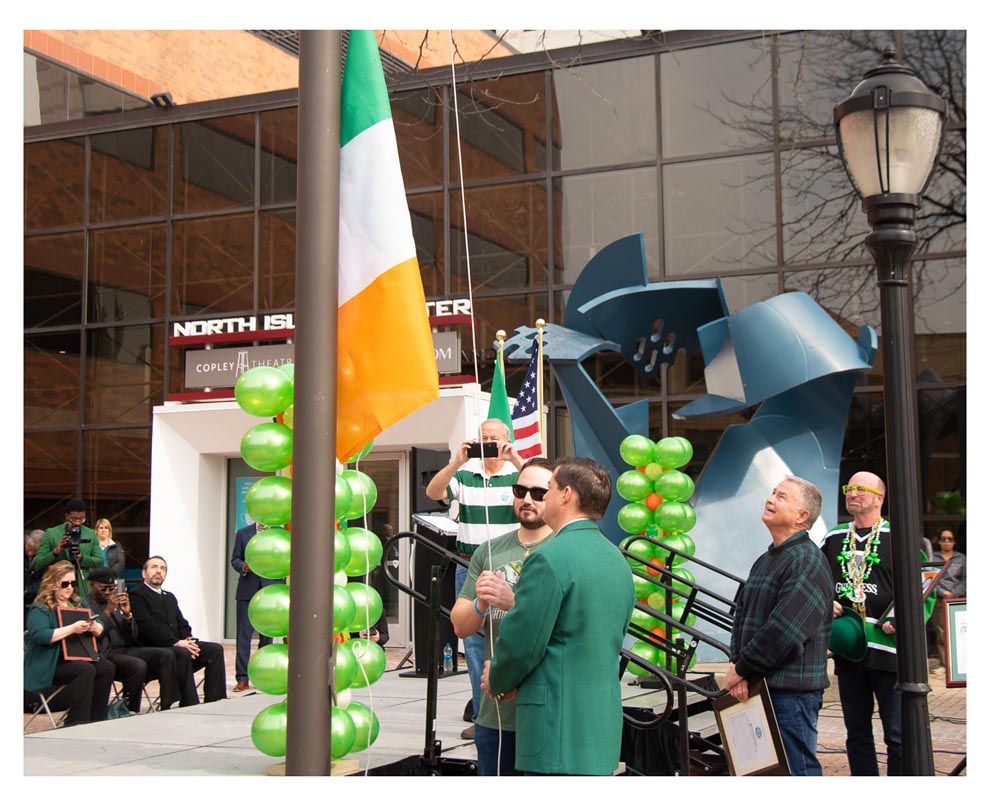 Inaugural St. Patrick’s Day flag-raising ceremony in Aurora – The Voice