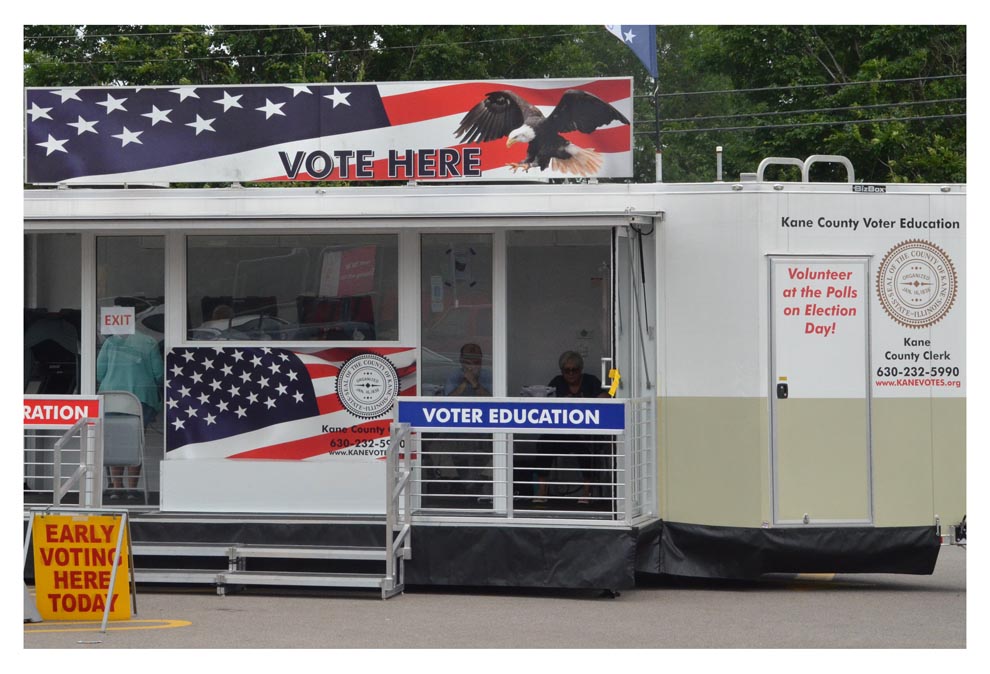 Kane County’s mobile ballot box The Voice