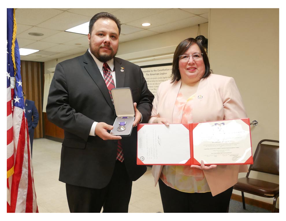 Anthony Ortiz presented the Purple Heart, accolades – The Voice