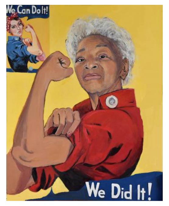 African American women working in World War II at Aurora Public Library ...