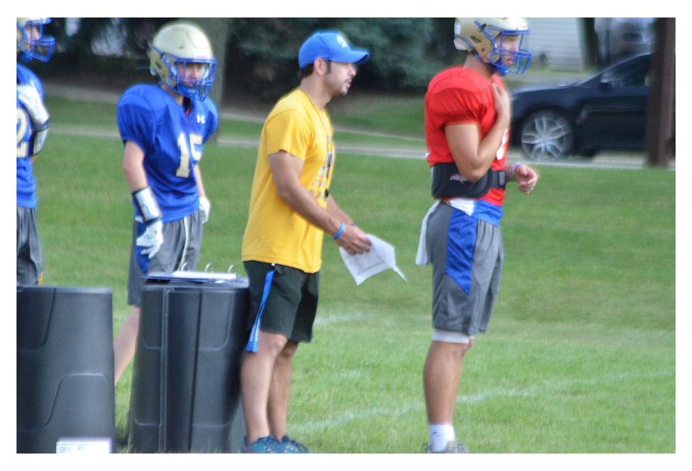 Christian Rago Aurora Central Catholic High School football team stars practice – The ...