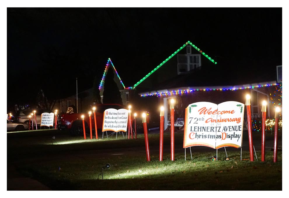 Aurora’s 72nd year of Lehnertz Avenue Christmas display The Voice