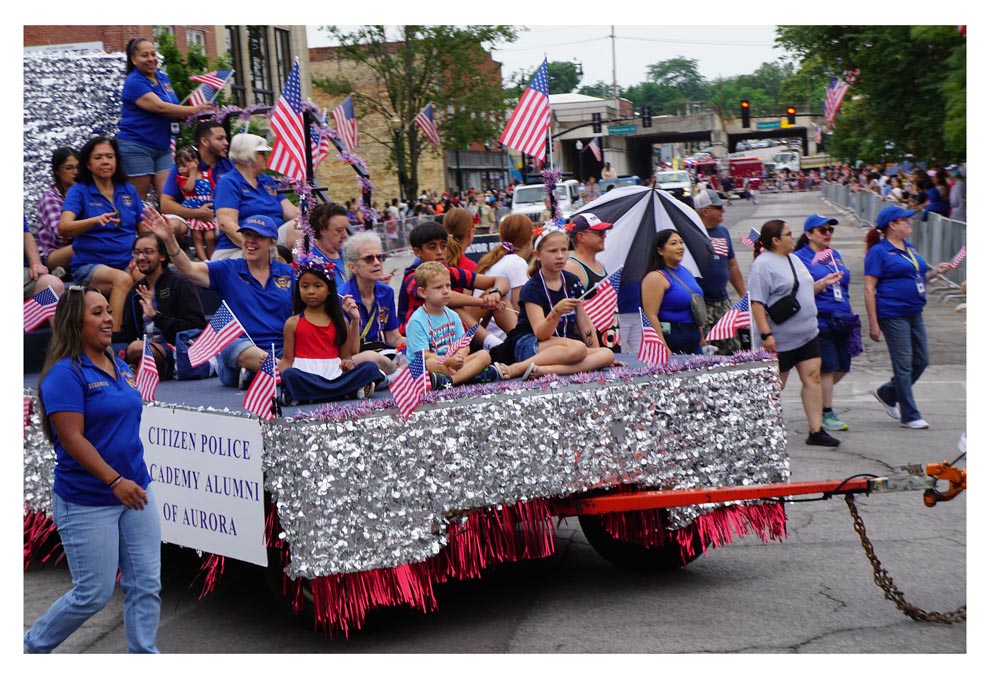 Aurora Fourth of July parade 2024 The Voice