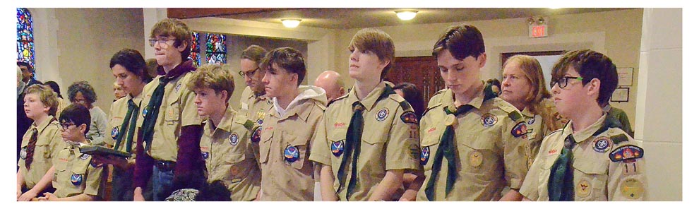 Scout Sunday celebrated at Wesley United Methodist Church – The Voice